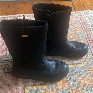 Naturina snow boots made in Italy or Brazil.